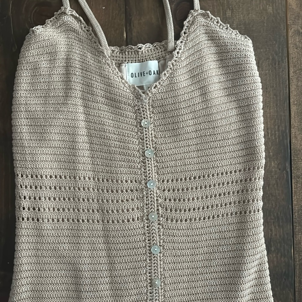 Olive + Oak Shoulder Tie Dress